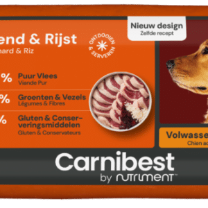 Carnibest Eend & Rijst 20 x 500 gram