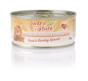 Power of Nature Kat Tessa's Sunday Special Zalm met pastinaak en courgette 70 gram