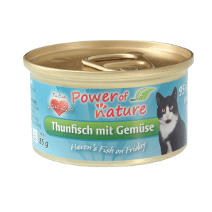 Power of Nature Kat Haven's Fish on Friday Tonijn met Groente 85 gram
